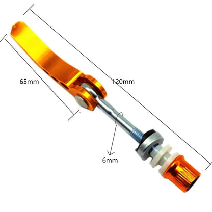 BKPTX QR-02 Mountain Bikes QR Tool MTB Bicycle Seat Tube Clamp Quick Release Lever Cycling Seat Tube Road Bike Quick Release