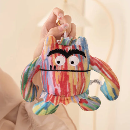 15/25cm 7pcs Kawaii Colorful Monster Plush Doll With Expression Monster Plushie Stuffed Toy For Boys And Girls Birthday Gifts