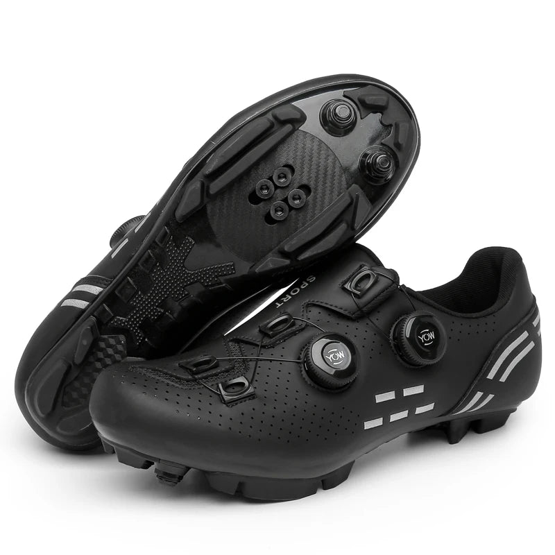 Cycling Shoes Men's Mountain Bike And Road Cycling Shoes,Lightweight And Breathable,Suitable For Speed Riding, Off-road, SPD-MTB