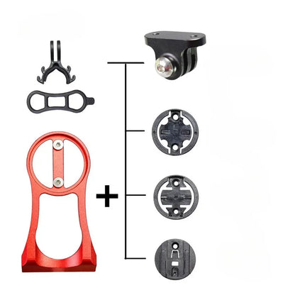 Bicycle  Mobile Camera Holder Base Metal Bike Handlebar Mount Equipment Mountain Road Cycling Bracket for Garmin Bryton CATEYE