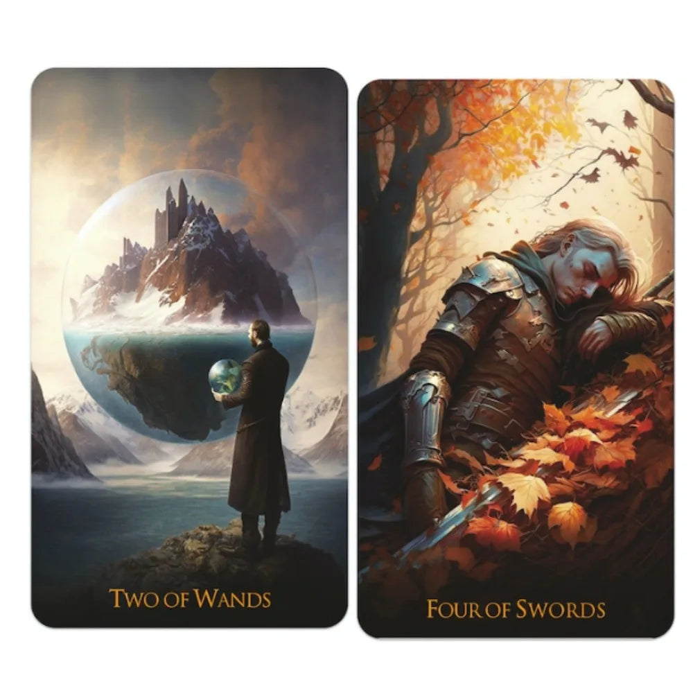 12*7cm Weird World Tarot 78 Cards Tarot Deck | Indy Tarot