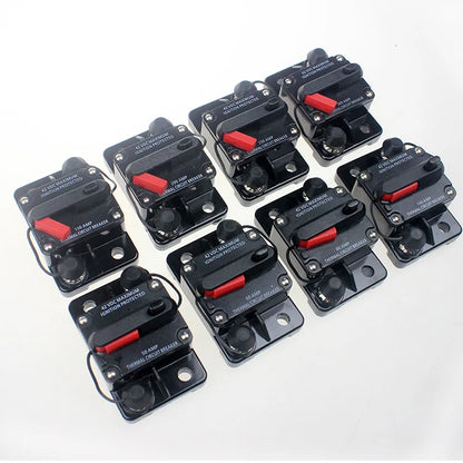 12-48VDC Circuit Breaker 50A 60A 80A 100A 150A 200A 250A 300A Car Truck Audio Resettable Fuse Circuit Breaker with Power Protect