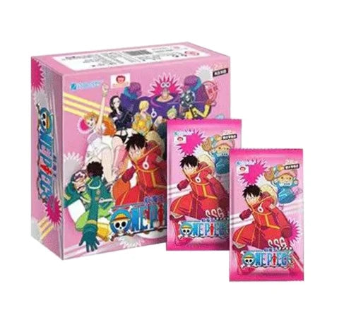 New One Piece Card Straw Hat Pirate Luffy Zoro Nami Classic Anime Character Collection Cards Toys Gifts
