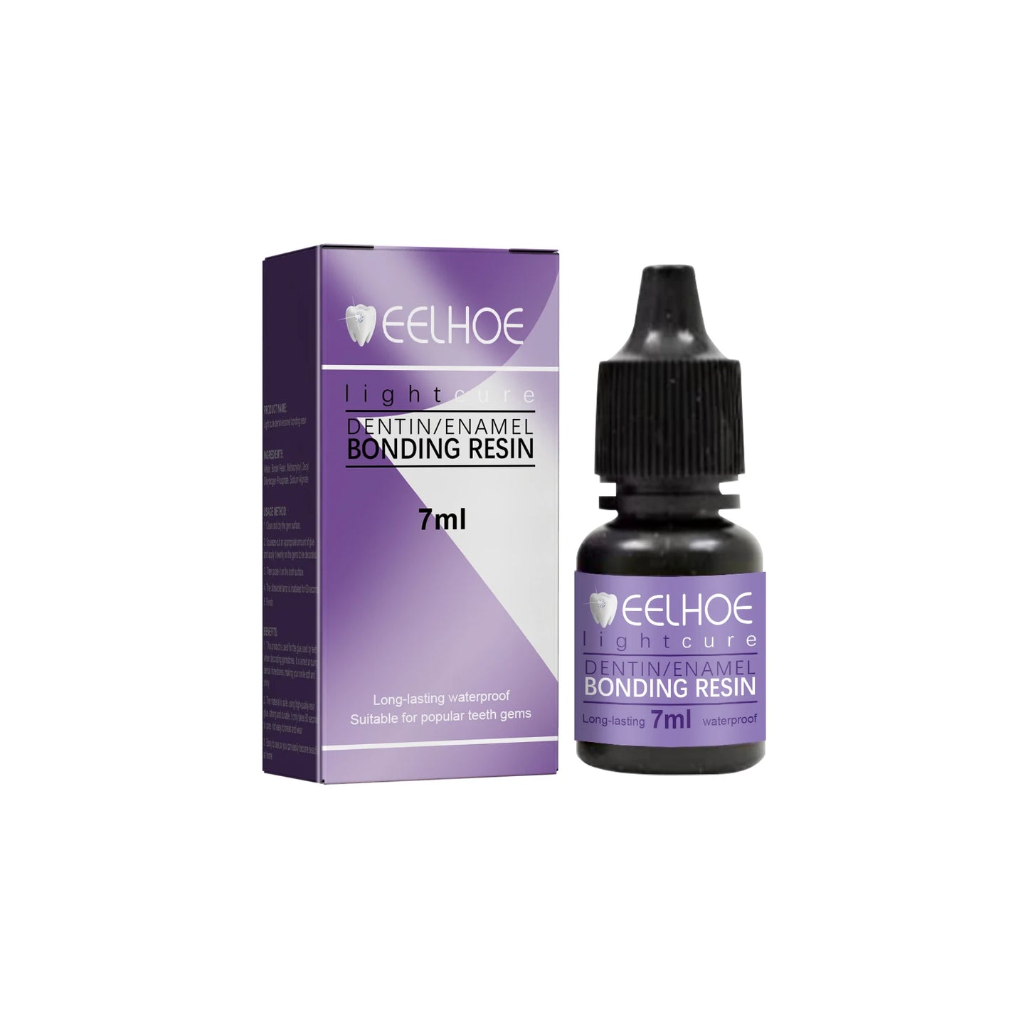 Tooth Gem Glue Dental Adhesive for Tooth Gems Diamond Kit Glue Teeth Crystal Jewelry Sturdy Tooth Jewelry Orthodontic Gel 7/10ml
