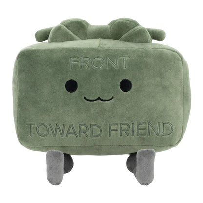 New 20CM Clay  the Claymore Plush Doll Kawaii Green Square Doll Pillow Accessories Gift Collection Model For Kid Birthday Gifts