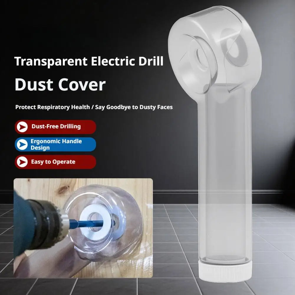 Transparent Electric Drill Dust Cover Box More Efficient Drill Dust Collector Univeral Impact Drill Dust Cover For Decoration