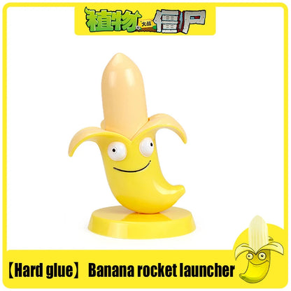Funny Plants vs. Zombies 2 Hard Glue Peashooter Gatling Pea Shooter Sunflower Action Figure Model Dolls Shooting Toys Kids Gifts