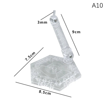 Innovative And Practical Handmade Doll DIY Holder Action Figure Model Base Display Stand Black Bracket For 1/144 HG RG