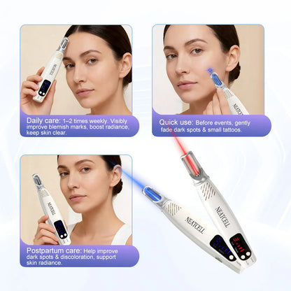 Picosecond Laser Pointer for Mole Removal Dark Spot Removal Pen Tattoo Acne Skin Pigment Portable Removal Machine Beauty Device