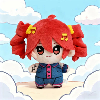 10CM Anime Kasane Teto Plush Toys Soft Sea Star Dolls Stuffed Plushies Figure Cosplay Cartoon Birthday Christmas Gifts for Fans