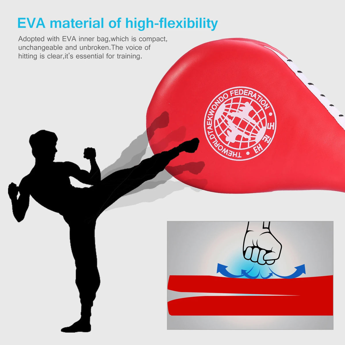 Boxing Pad Double Training Target Tae Kwon Do Karate Kickboxing Training Taekwondo Training Strike Pad