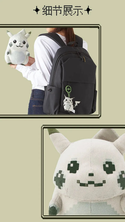Genuine PokéMon Center PokéMon 30th Anniversary Original Pixel Style Plush Toy Stuffed Doll Anime Fans Collection Toy Gift
