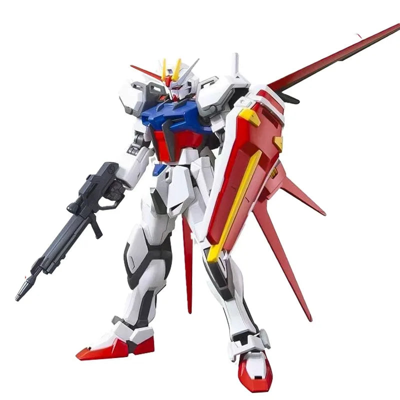HG 1/144 Strike Dog Fighter GAT-X105 Mech Assembly Model Kit Action Figures Boys' Puzzle Toys Collectible Desktop Decoration
