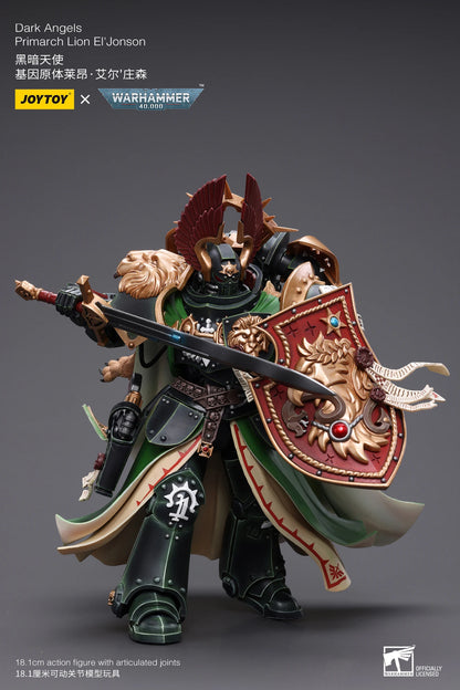 JOYTOY Warhammer 40k 1/18 Action Figures Dark Angels Primarch Lion El'Jonson