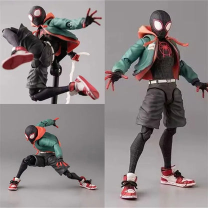 Sv Action Spiderman Miles Morales Action Figure Collection Sentinel Marvel Spider-Man Into the Spider Verse Figures Model Toys
