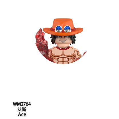 40 Style Anime One Piece WM6189 WM6188 Japanese Cartoon Series Character Figure Action Doll Model Children's Toy Gift
