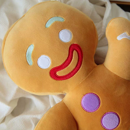 Gingerbread Man Plush Toy Biscuit Peluche Stuffed Cookie Soft Doll Room Decoration Birthday Gifts