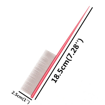 Pet Grooming Combs Aluminum Alloy Brush For Dogs Boundary Knot Massage Tools Professional Salon Cat Hair Cleaning Crescent 7900#