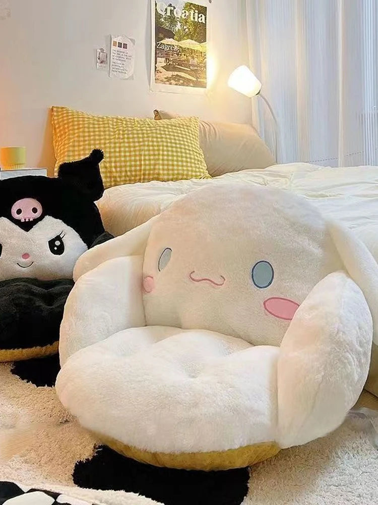 Cartoon Doll Cushion Office Chair Cushion Cute Creative Plush Winter Warm Comfortable Bedding Pillow Gift For Girls Dormitory
