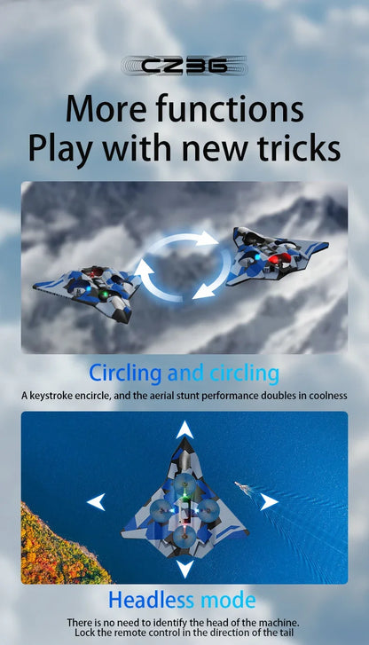 Remote Control Airplane Fall Resistant Plane Toys for Boys Kids CZ01 CZ63
