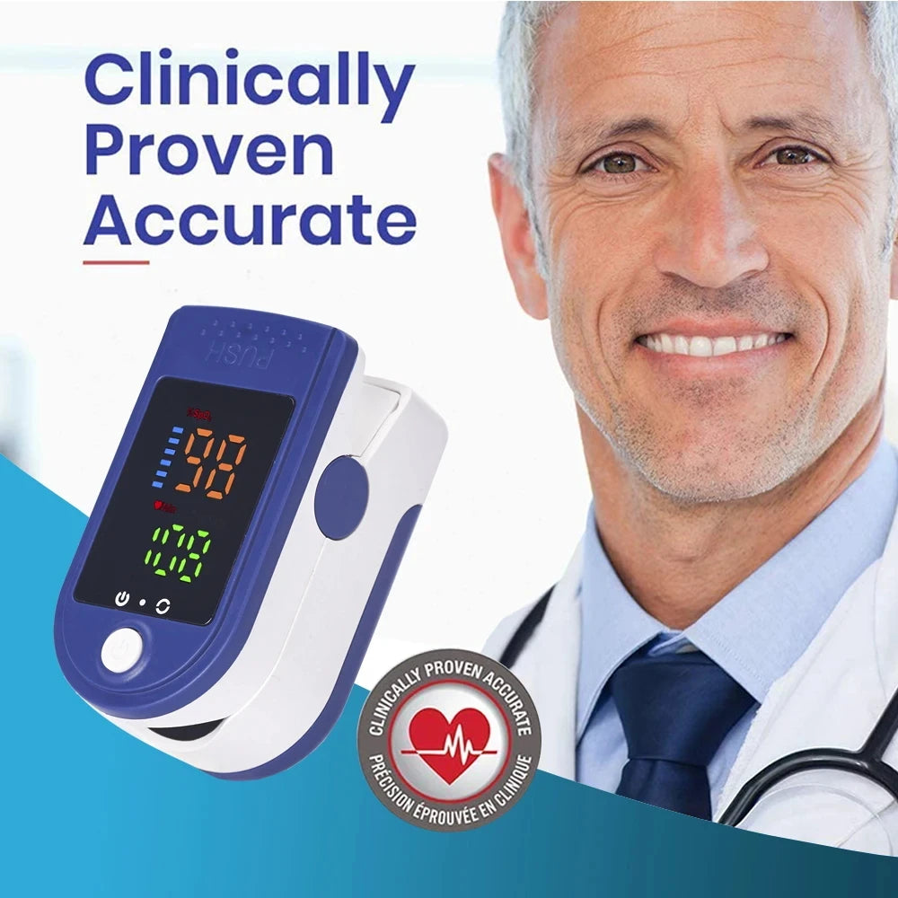 Non-Contact Ear Thermometer & Finger Oximeter Digital Display for Infant & Adult,Accurate Temperature & Pulse Rate Measurement