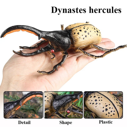Oenux Insect Animals Model Figurine Butterfly Ant Dragonfly Spider Bee Mantis Scorpion Action Figures Educational Kid Toy Gift