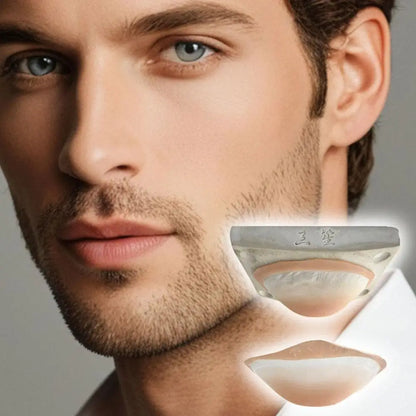 1Pc Realistic Silicone Fake Nose & Chin Prosthetic,Reusable Skin-Friendly3D Fake Nose  Special Effects Makeup Tools for Cosplay