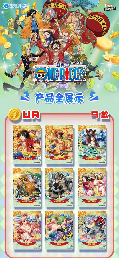 New One Piece Card Straw Hat Pirate Luffy Zoro Nami Classic Anime Character Collection Cards Toys Gifts