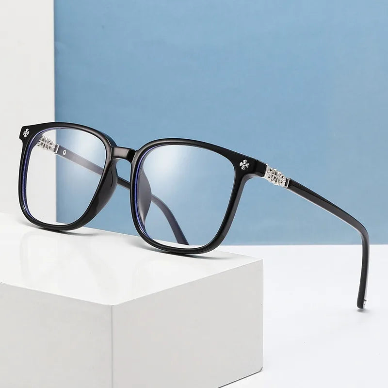 New 1/2Pcs Anti Blue Light Glasses for Women and Men Computer/Phone Daily Life Fahsion and Trendy Glasses Natural Eyeglasses