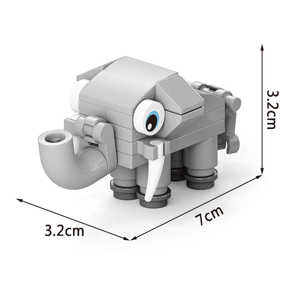 Insect World Animals Scorpion Mantis Ants Spider Birds Marine Animal Building Blocks Toys Desktop Ornaments Bricks Kids Gift