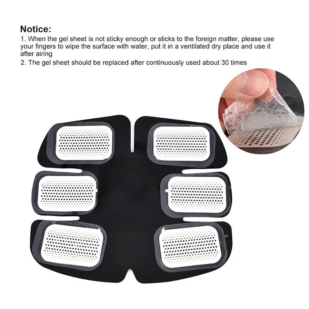 50 pcs (25 packs) Abdominal Muscle Hip Paste gel Tablets Hydrogel Conductive Electrode Tablets Hip Gel Paste Patch