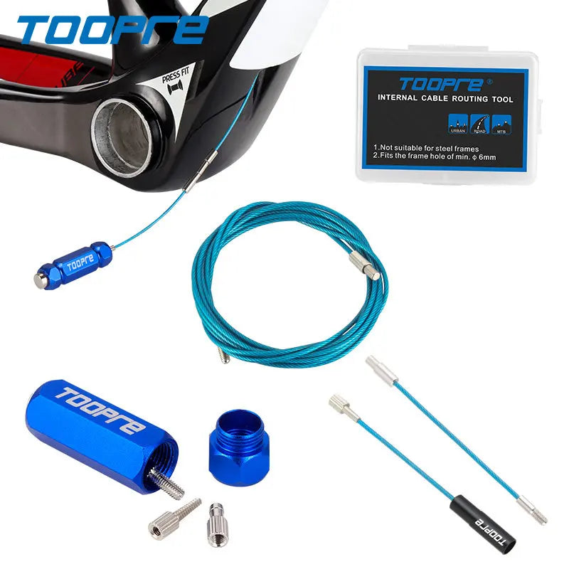 Bicycle Frames Mountain MTB Road Cycling Brake Shift Hydraulic Inner Wire Install Guide Tool Bike Internal Cable Routing Kit