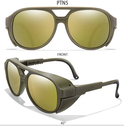 Vintage Unisex Sunglasses Road Bike Goggles Windproof Sport Glasses UV400 for Men Women Cycling Baseball Softball Punk Eyewear
