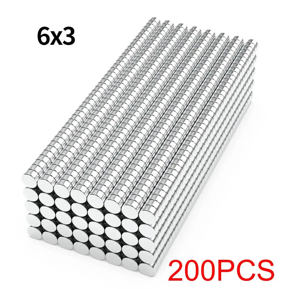 Super Strong Neodymium Magnet N35 NdfeB Permanent Magnetic imanes Round Powerful Magnets Refrigerator Magnet  2x2/6x2/6x3/10x3
