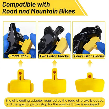 Bicycle Hydraulic Disc Brake Oil Bleed Kit Tools for SHIMANO, SRAM, Avid, MAGURA Series MTB Road Bike Brake Repair Tool