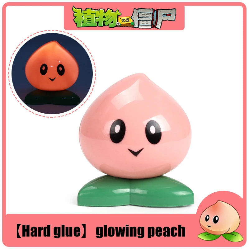 Funny Plants vs. Zombies 2 Hard Glue Peashooter Gatling Pea Shooter Sunflower Action Figure Model Dolls Shooting Toys Kids Gifts