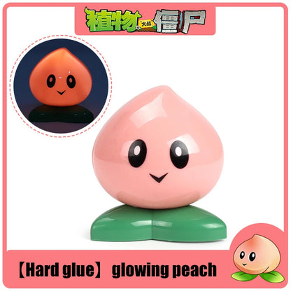 Funny Plants vs. Zombies 2 Hard Glue Peashooter Gatling Pea Shooter Sunflower Action Figure Model Dolls Shooting Toys Kids Gifts