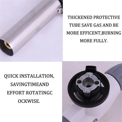 Torch Cooking AutoIgnition Butane Gas Welding-Burner Welding Gas Burner Flame Gas Torch Flame Gun Blow for BBQ Camping Cooking