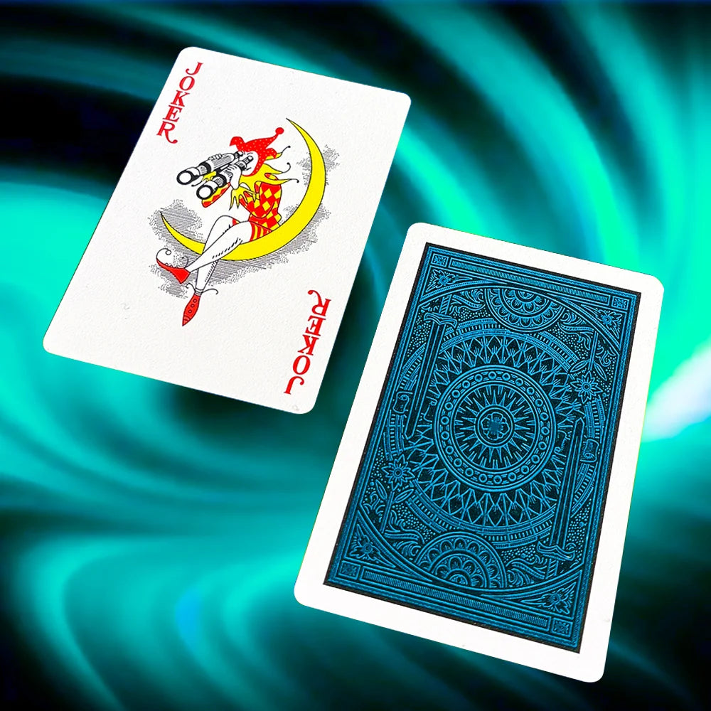 Blue Phantom Playing Cards High-end Frosted Plastic PVC Waterproof Deck of Cards Environmentally Poker for Recreation Collection