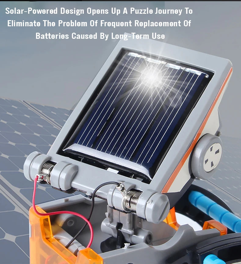12 in 1 Science Experiment Solar Robot Toy DIY Building Powered Learning Tool Education Robots Technological Gadgets Kit for Kid
