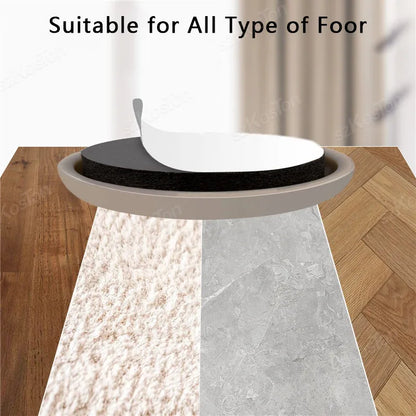 20Pcs Self-Adhesive Furniture Slides Stick-on Chair Leg Slider Bumper Pads Floor Protector for Table Sofa Carpet Tile Hardwood