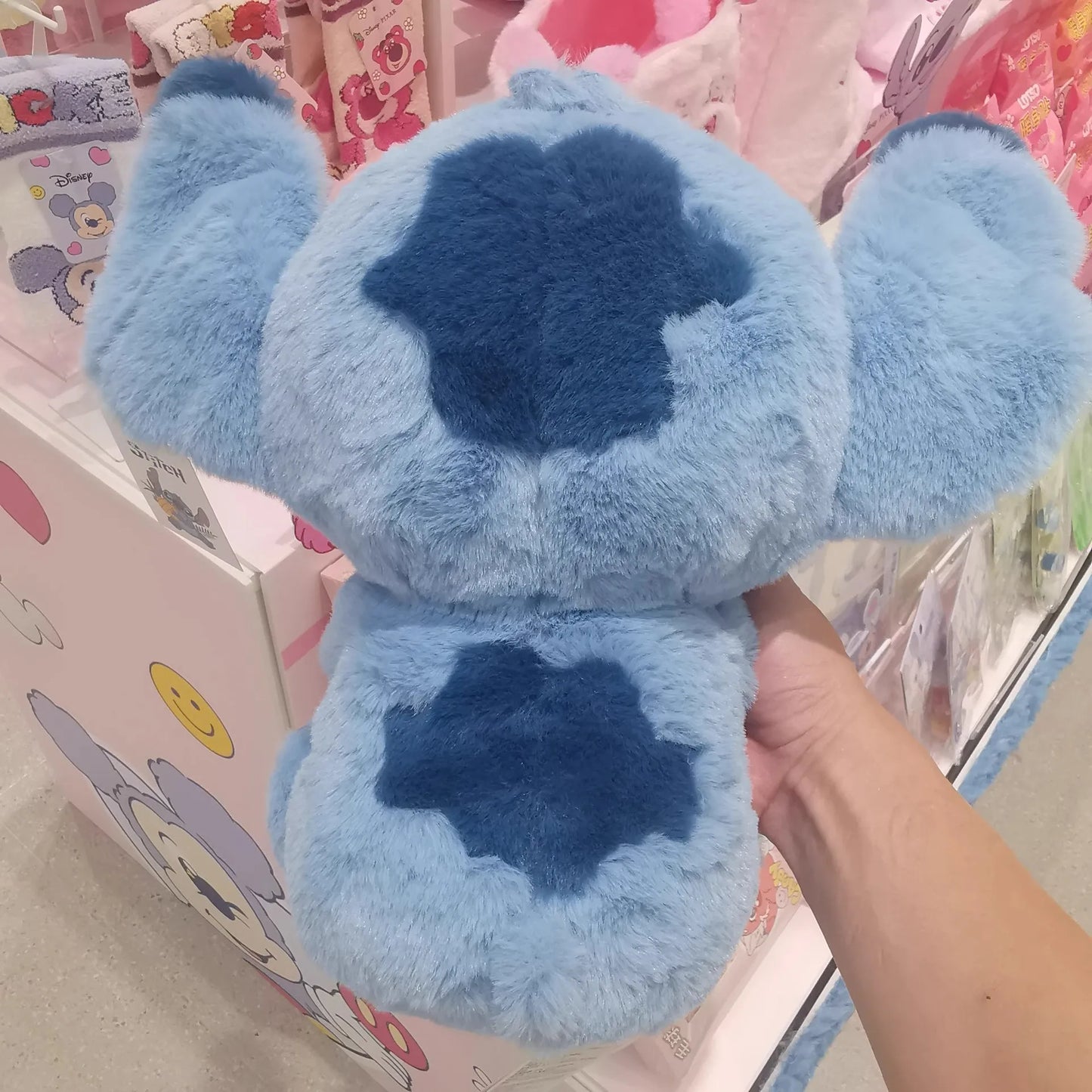 32/45/55cm Stitch Large Plush Doll Soft Cute Anime Periphery Sofa Pillow Bedhead Decor Accompany Toy Ornament Gift For Childs