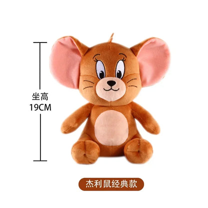New Classic 19cm Tom and Jerry Plushies - Ideal Gift for Movie Fans and Kids Movie Series Stuffed Animal Collectors
