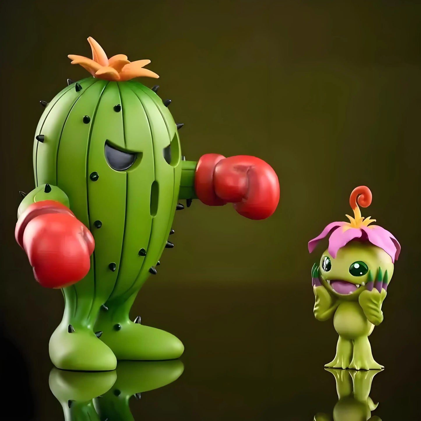 11cm Anime Digimon Adventure Figure Palmon Evolution Togemon Action Figures Pvc Statue Collection Model Toys Gifts