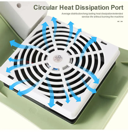 Professional Nail Dust Collector Vacuum - Low Noise Manicure Dust Extractor with Strong Suction Fan for Nail Salon & Home Use