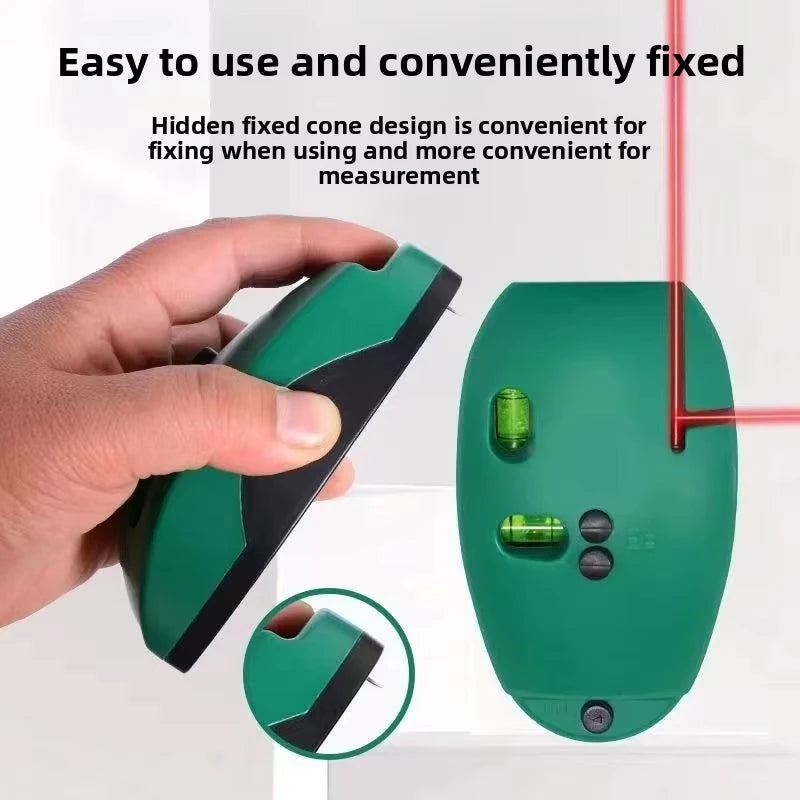 Portable Electronic 90 Degree Laser Scale Battery Powered Infrared Line Level Long Distance High Precision Infrared Level Wall