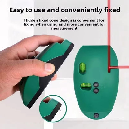 Portable Electronic 90 Degree Laser Scale Battery Powered Infrared Line Level Long Distance High Precision Infrared Level Wall