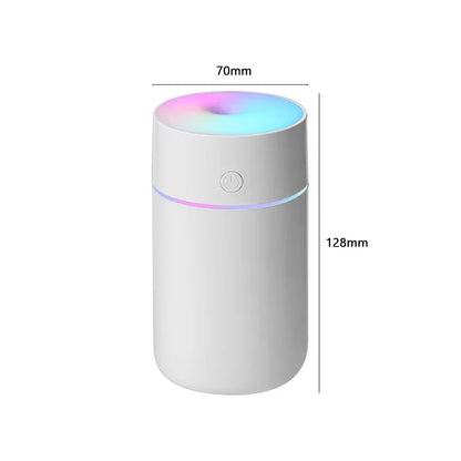 HOMEFISH Colorful Portable Mini Air Humidifier USB Rechargeable Wireless Home Car Aroma Diffuser Essential Oil Atomizer