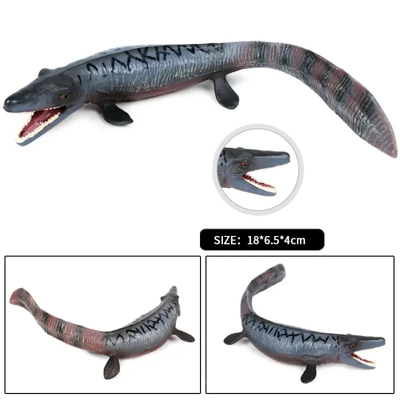 Oenux Prehistoric Savage Mosasaurus Megalodon Mammuthus Jurassic Dinosaurs Sea Life Animals Model Action Figures Toy Kids Gift