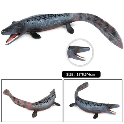 Oenux Prehistoric Savage Mosasaurus Megalodon Mammuthus Jurassic Dinosaurs Sea Life Animals Model Action Figures Toy Kids Gift
